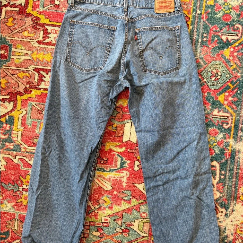 Levi's Men's Light Blue Straight Jeans - Picture 3 of 4
